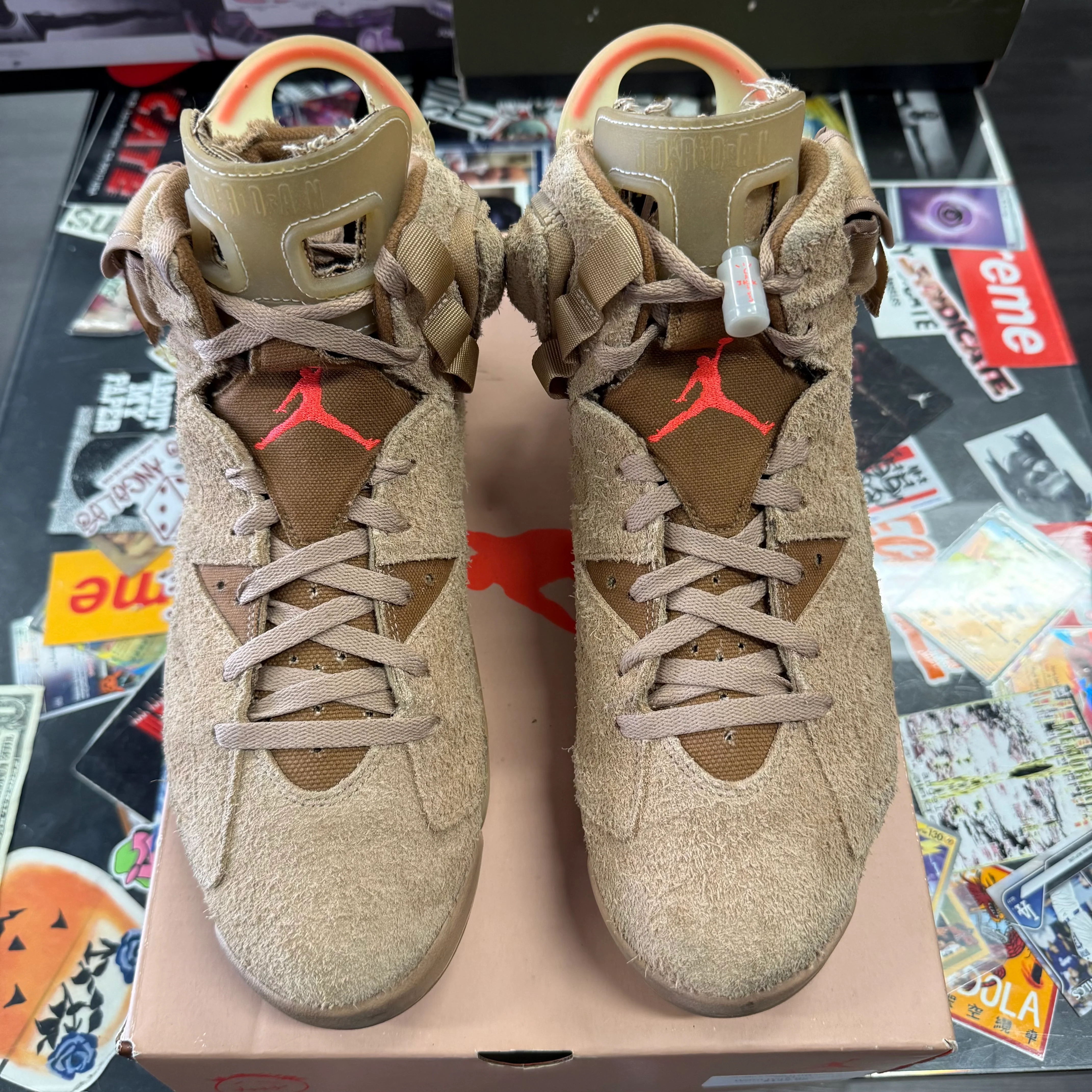 Jordan 6 Retro Travis Scott British Khaki U11 - Image 2