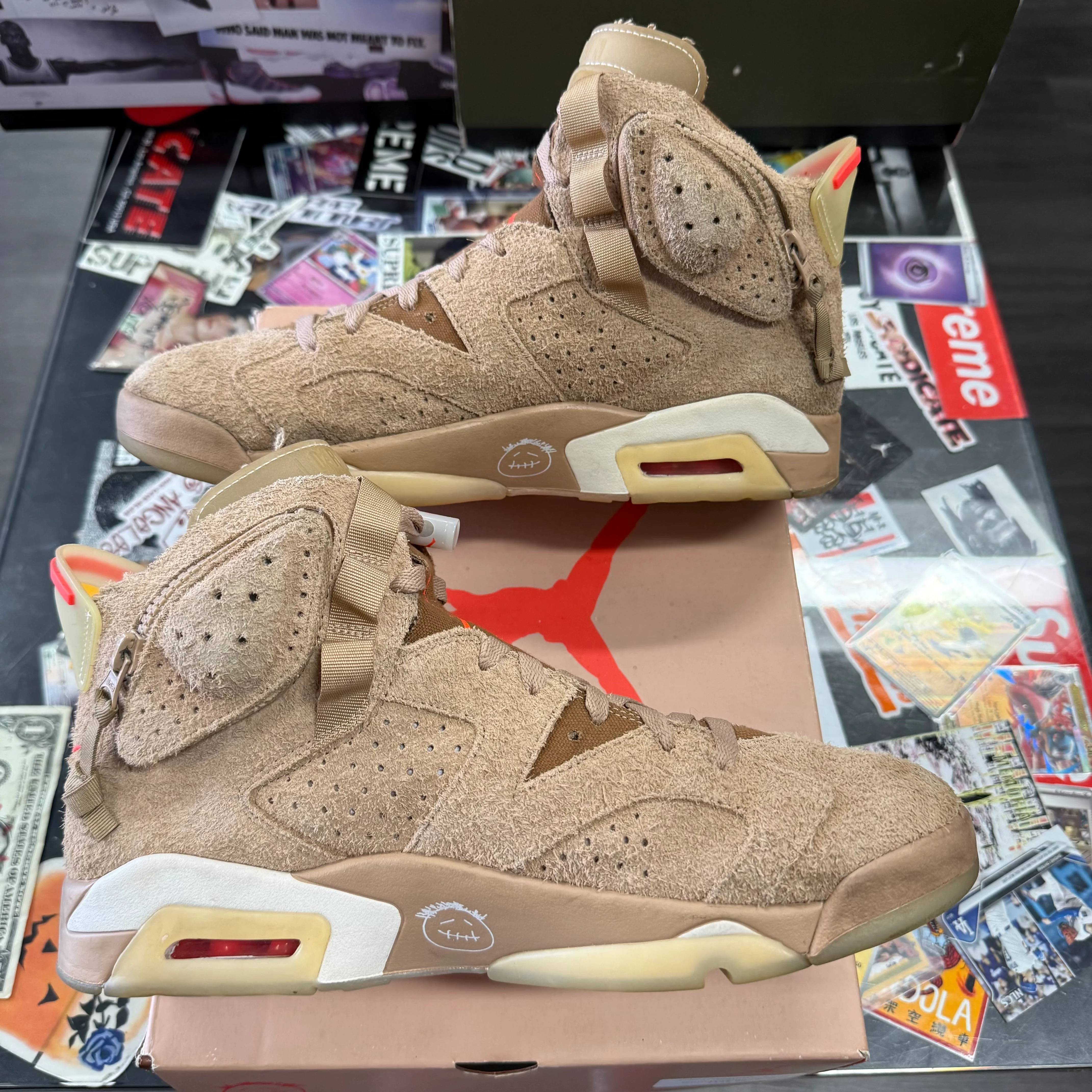Jordan 6 Retro Travis Scott British Khaki U11 - Image 5