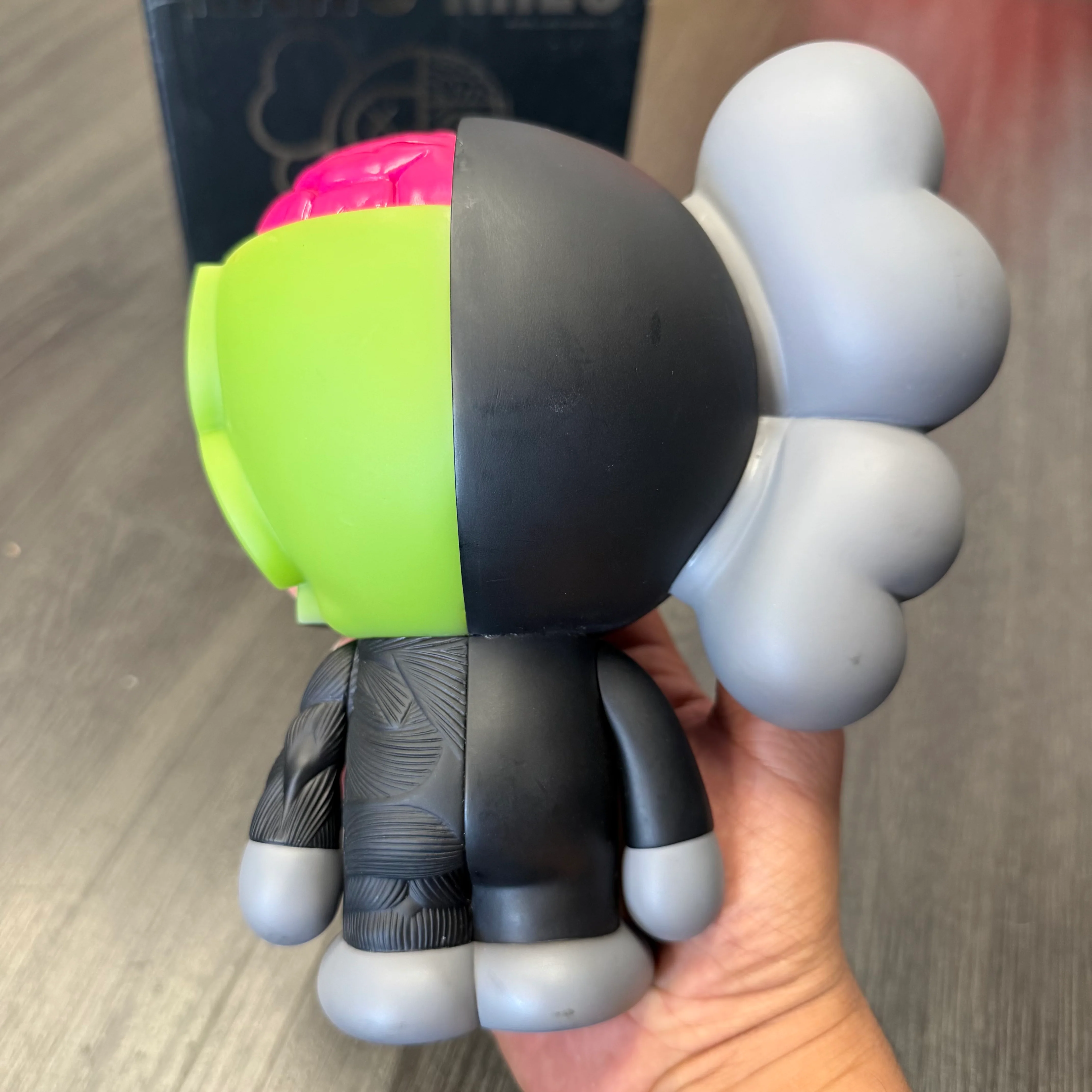 KAWS Bape Dissected Baby Milo Black - Image 2