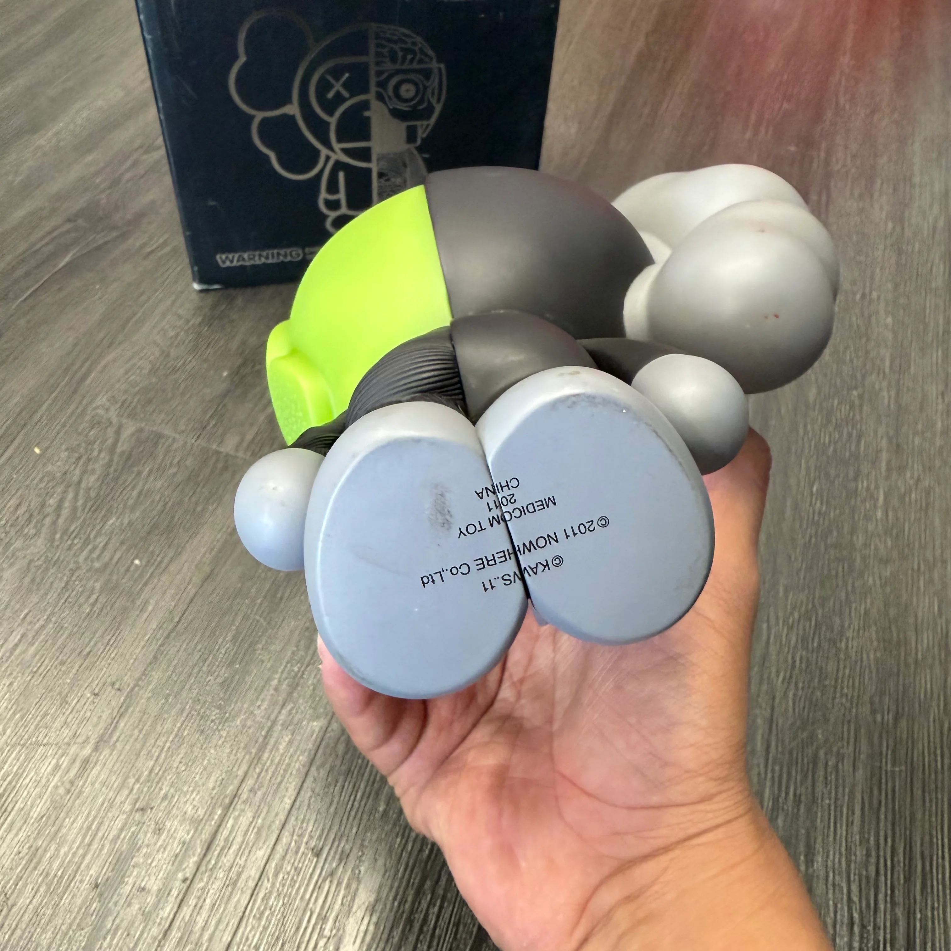 KAWS Bape Dissected Baby Milo Black - Image 3