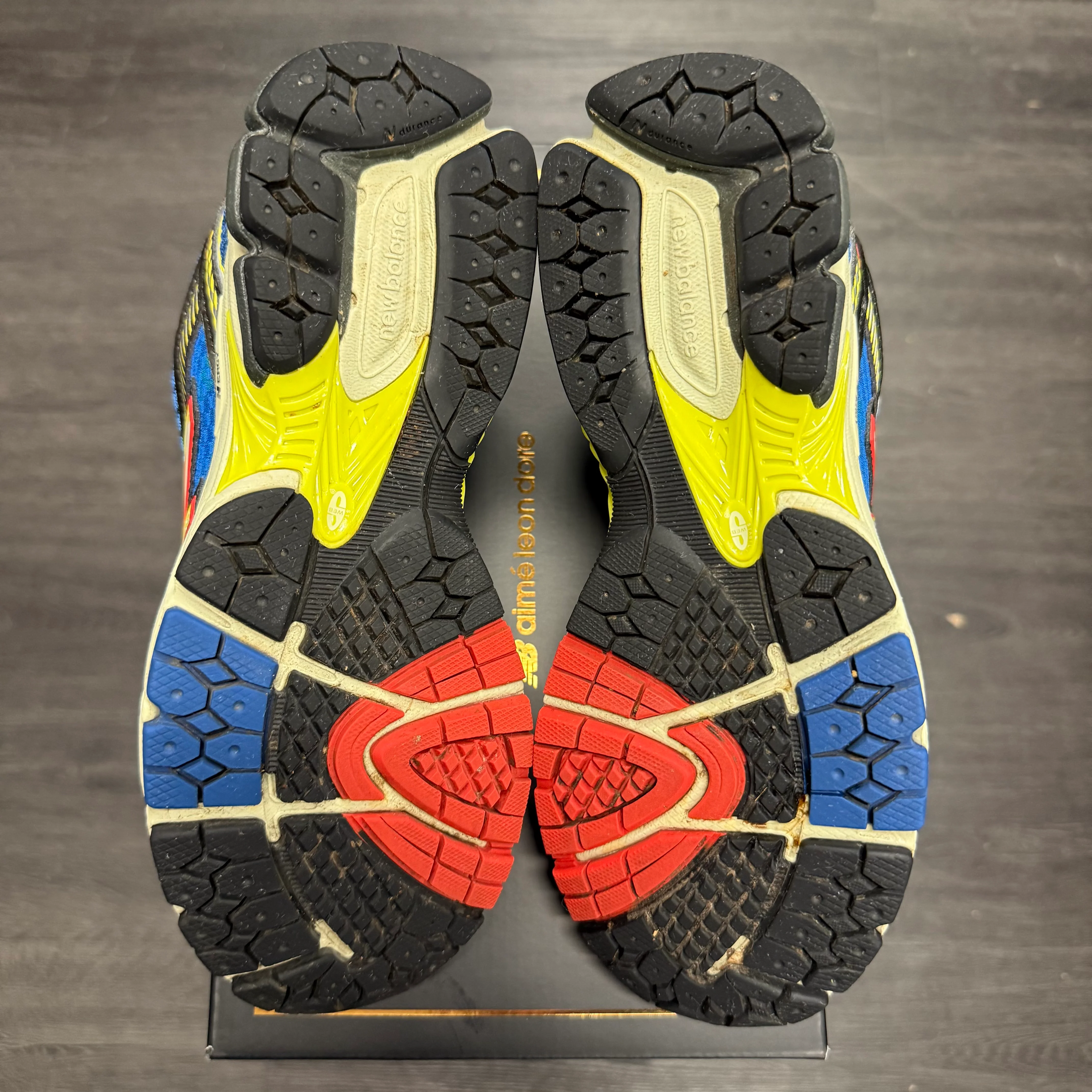 New Balance 860v2 Aimé Leon Dore Blue Yellow - Image 3