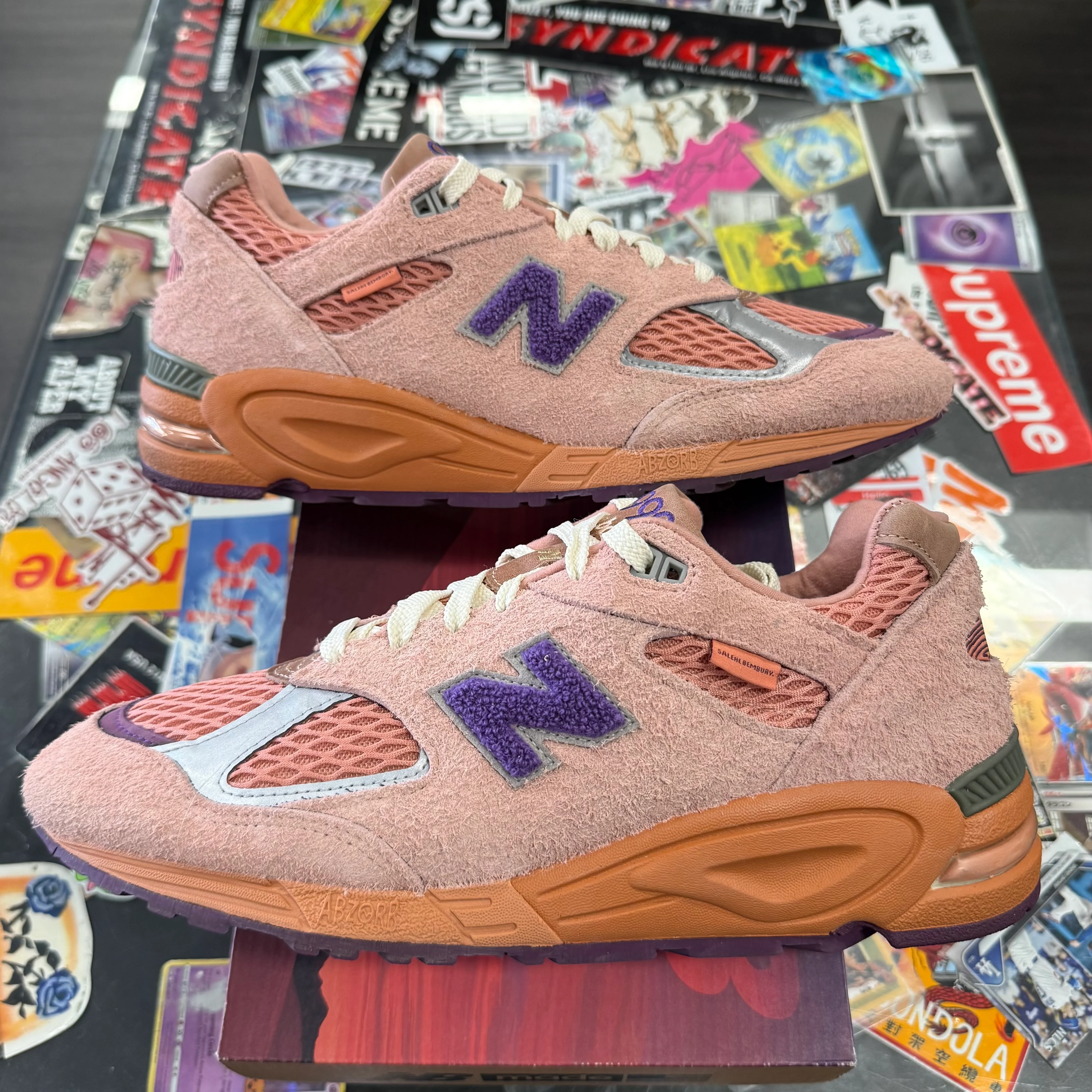 New Balance 990V2 Salehe Bembury Sand Be The Time U11 - Image 4