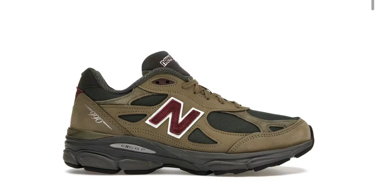 New Balance 990v3 MiUSA Teddy Santis Green Purple