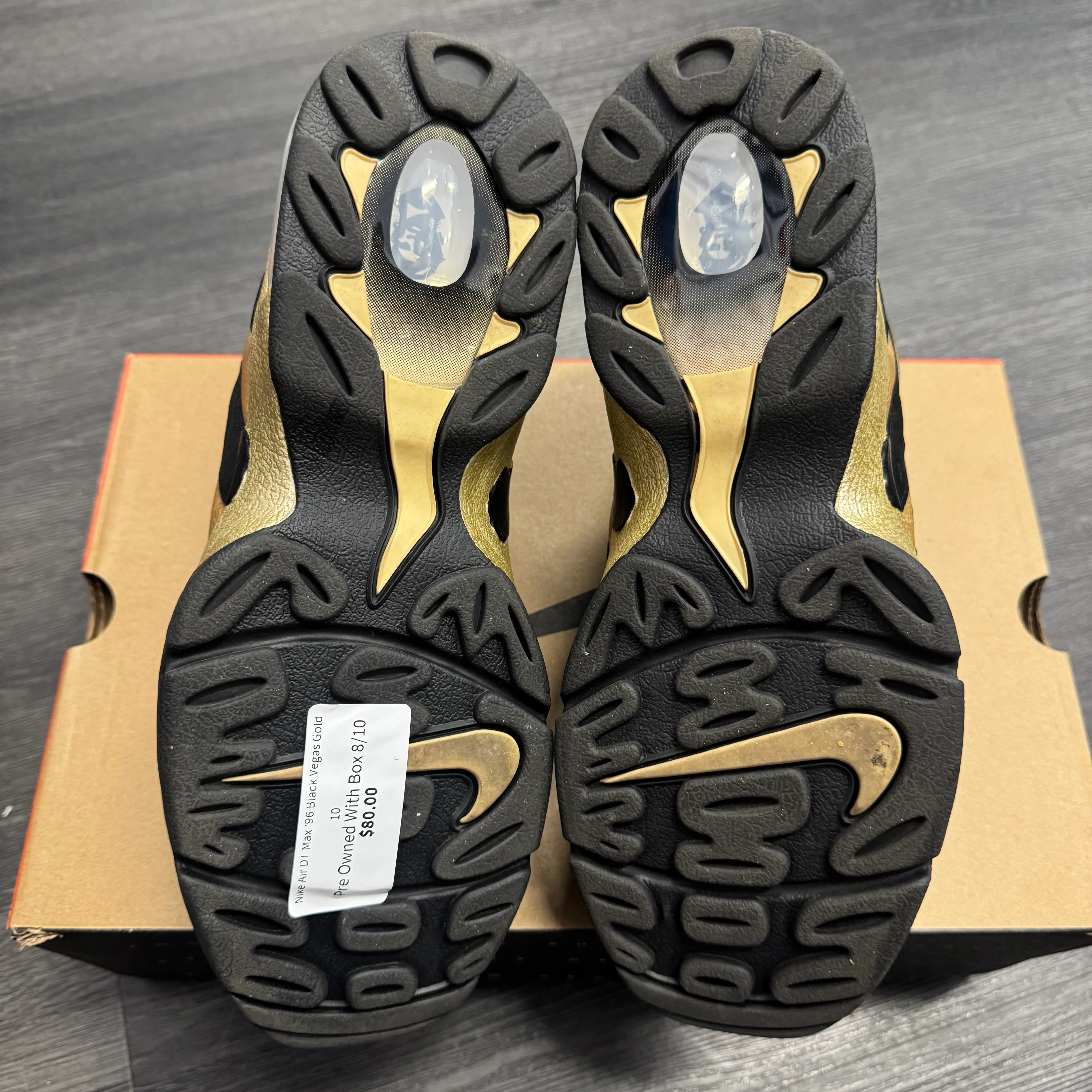 Nike Air DT Max '96 Black Vegas Gold - Image 5