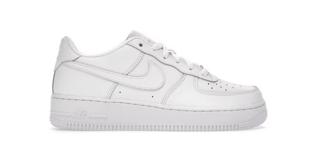 Nike Air Force 1 Low LE Triple White (GS)
