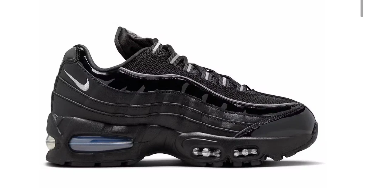 Nike Air Max 95 OG Big Bubble Black Patent (Women's)