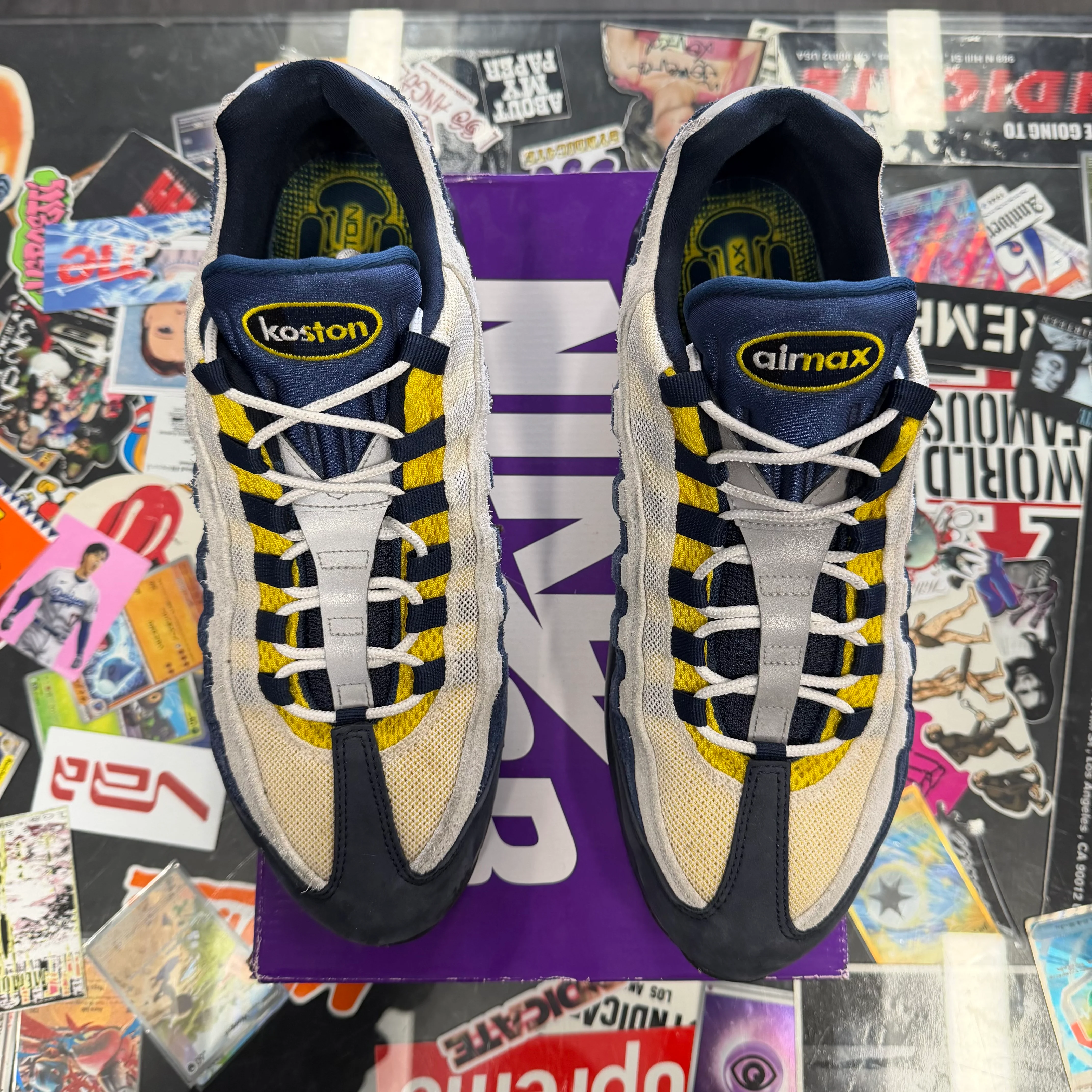 Nike Air Max 95 SB Eric Koston Obsidian Speed Yellow U13 - Image 2