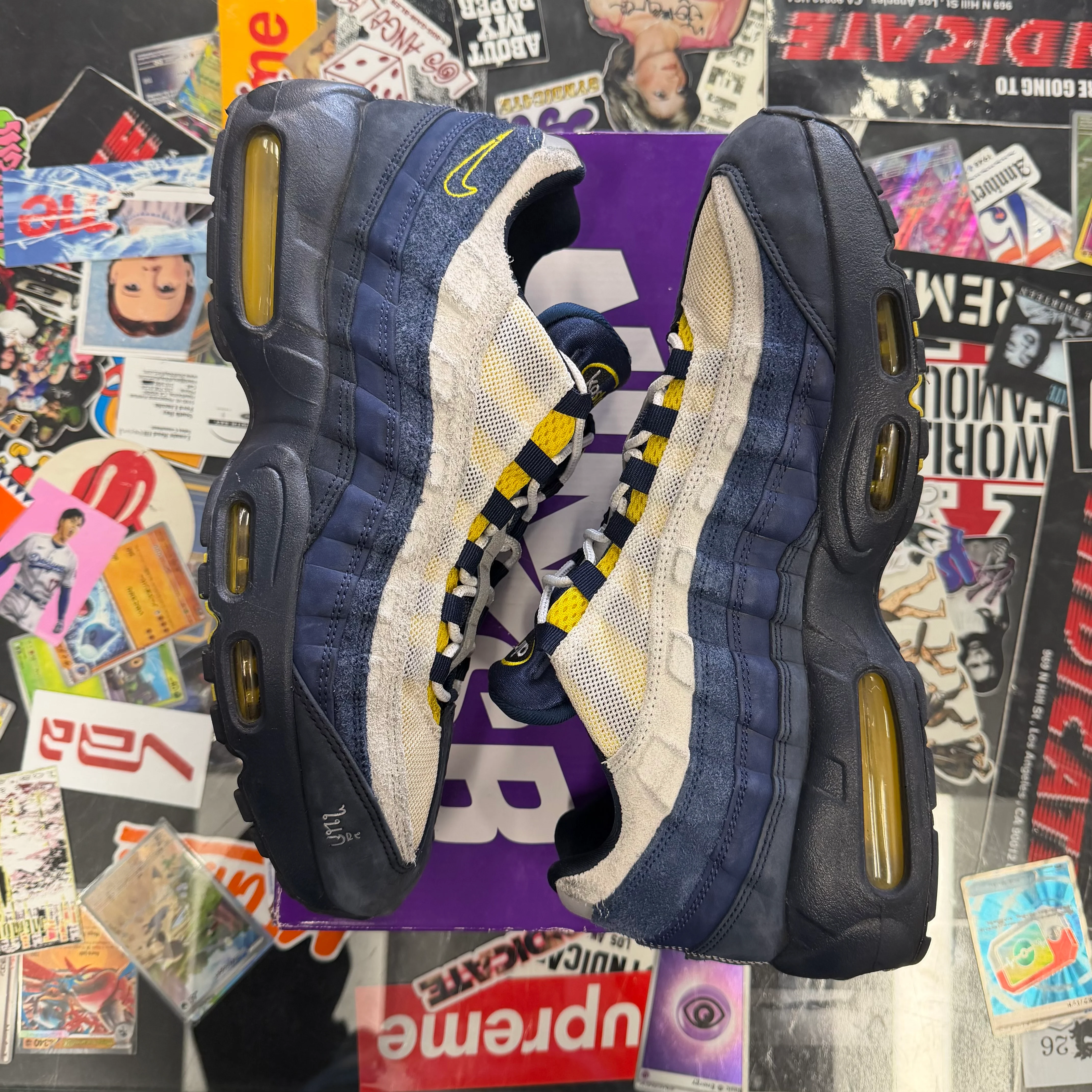 Nike Air Max 95 SB Eric Koston Obsidian Speed Yellow U13 - Image 3