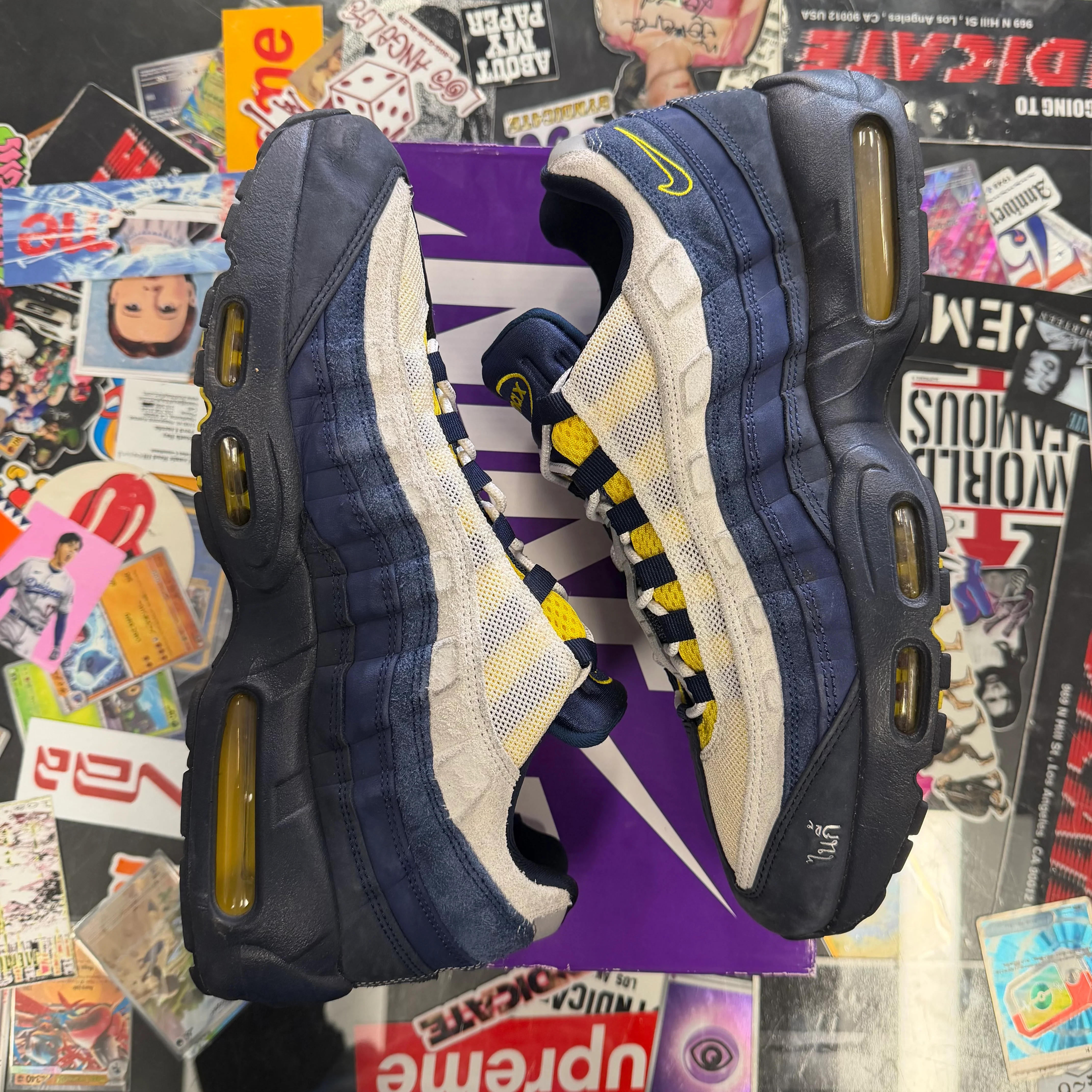 Nike Air Max 95 SB Eric Koston Obsidian Speed Yellow U13 - Image 4