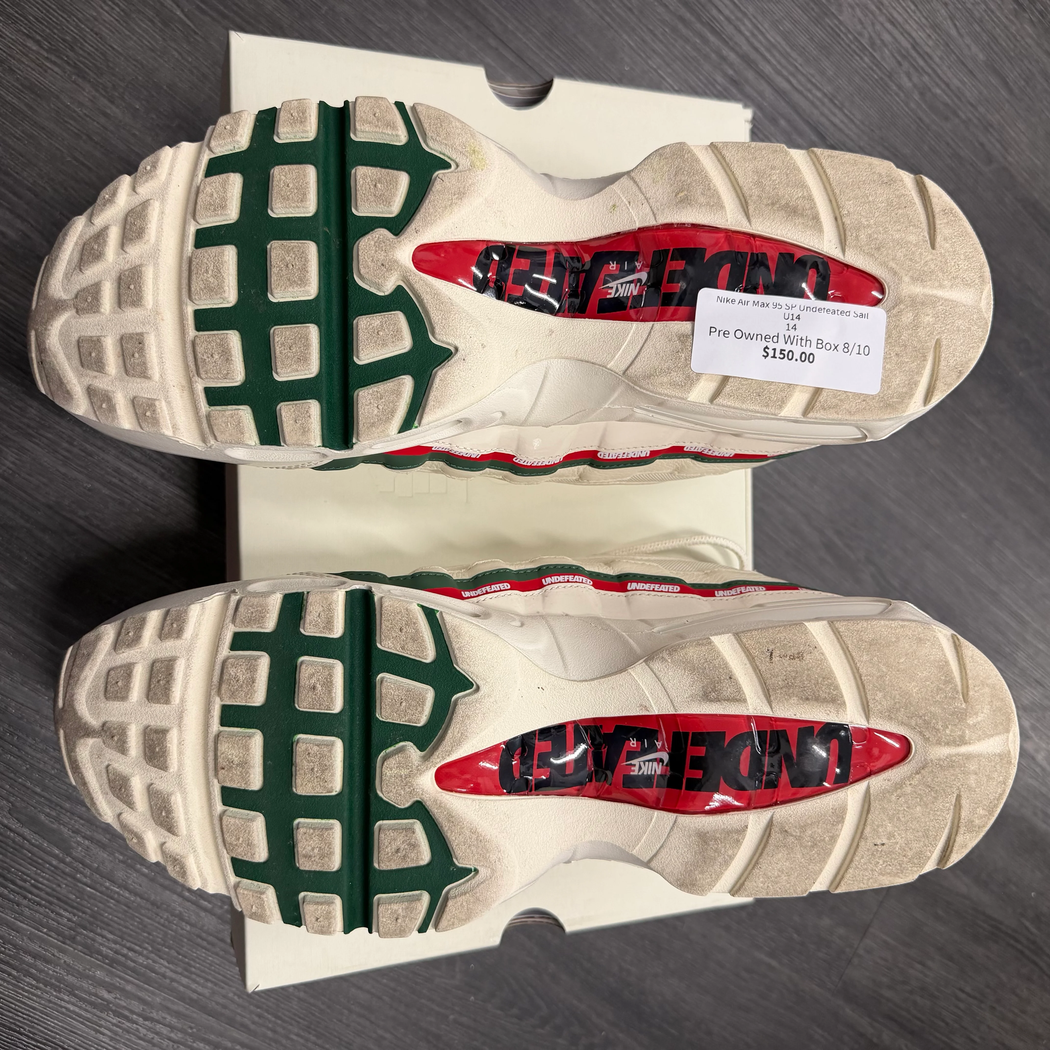 Nike Air Max 95 SP Undefeated Sail U14 - Image 5