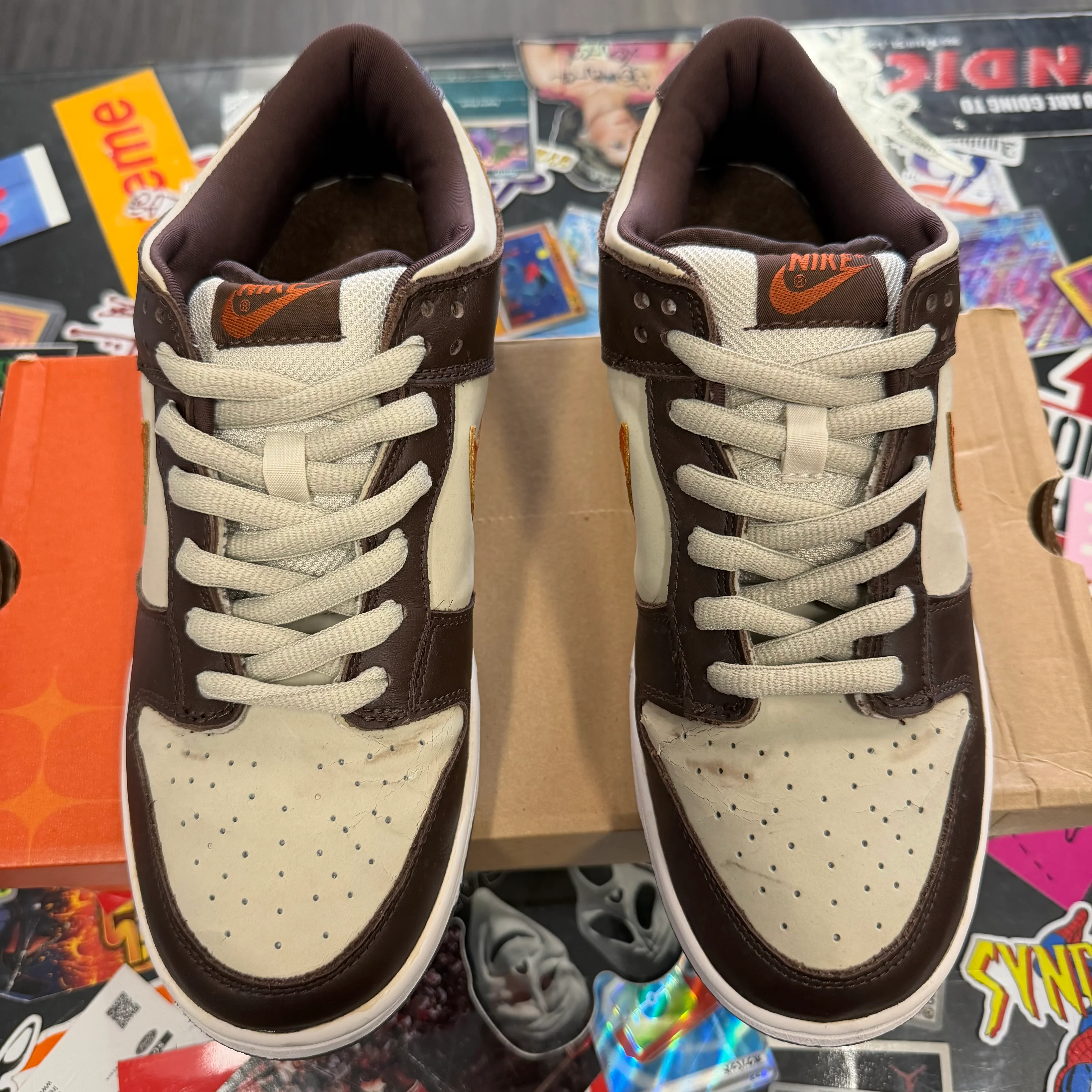 Nike Dunk Low Light Stone Mesa Orange - Image 2