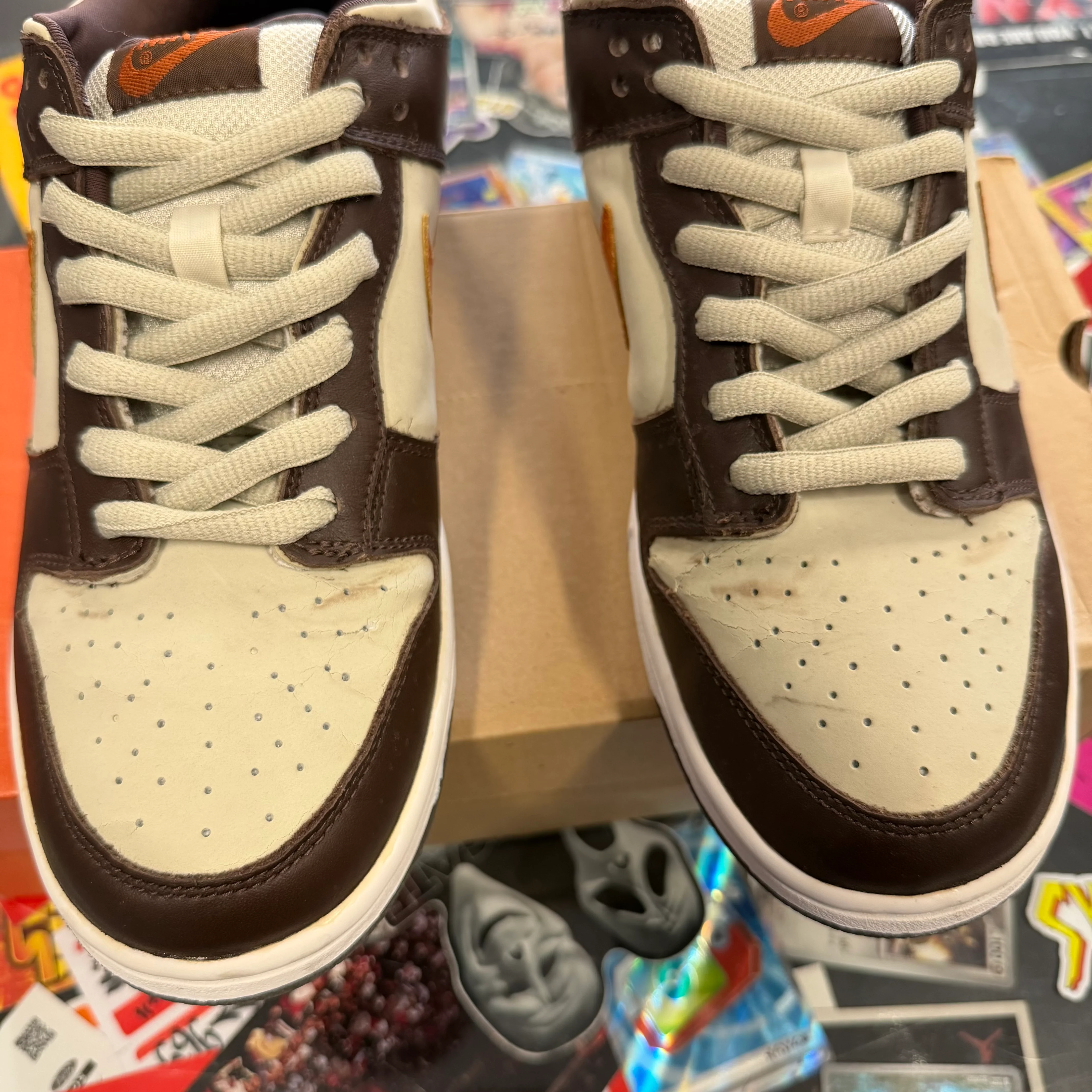 Nike Dunk Low Light Stone Mesa Orange - Image 3