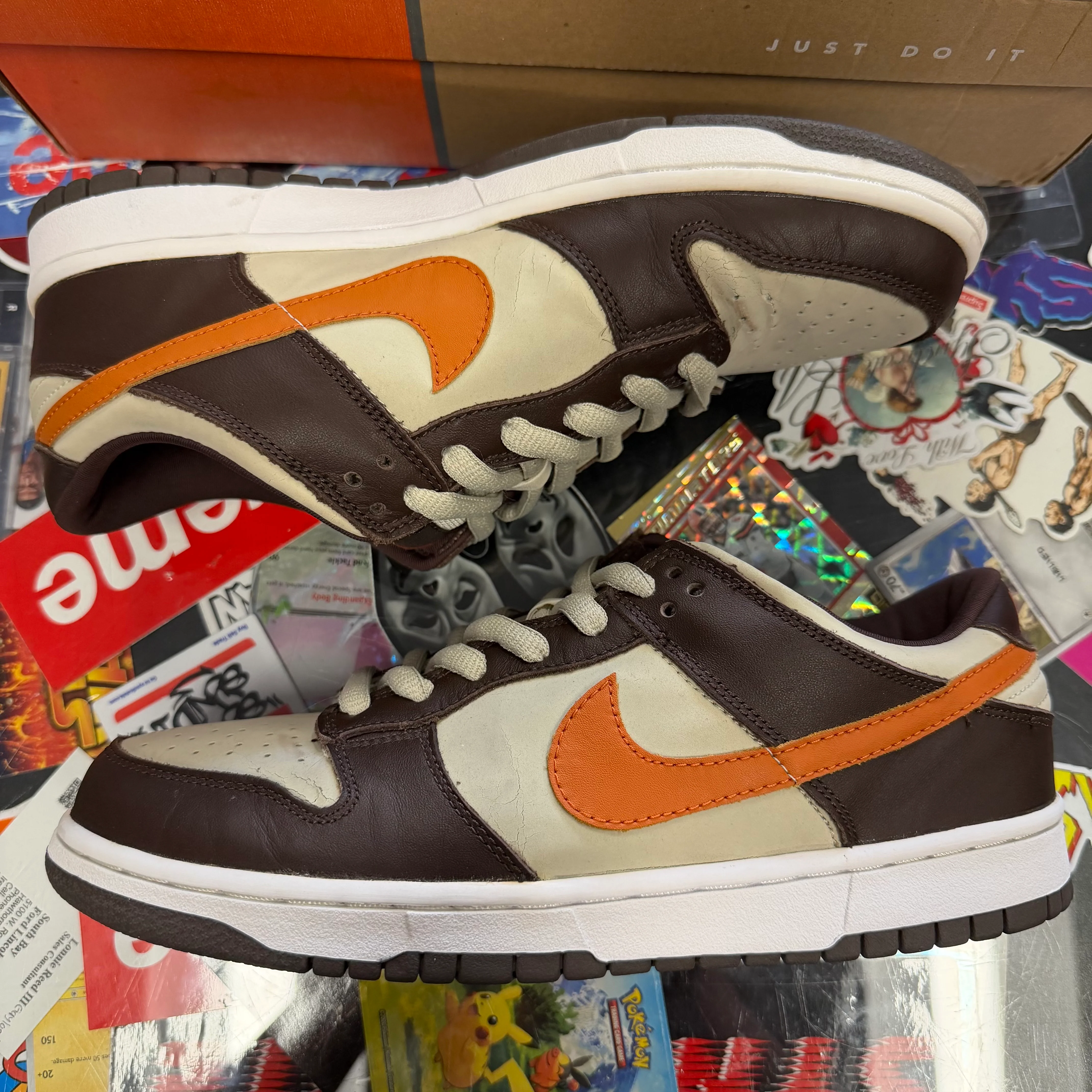 Nike Dunk Low Light Stone Mesa Orange - Image 4