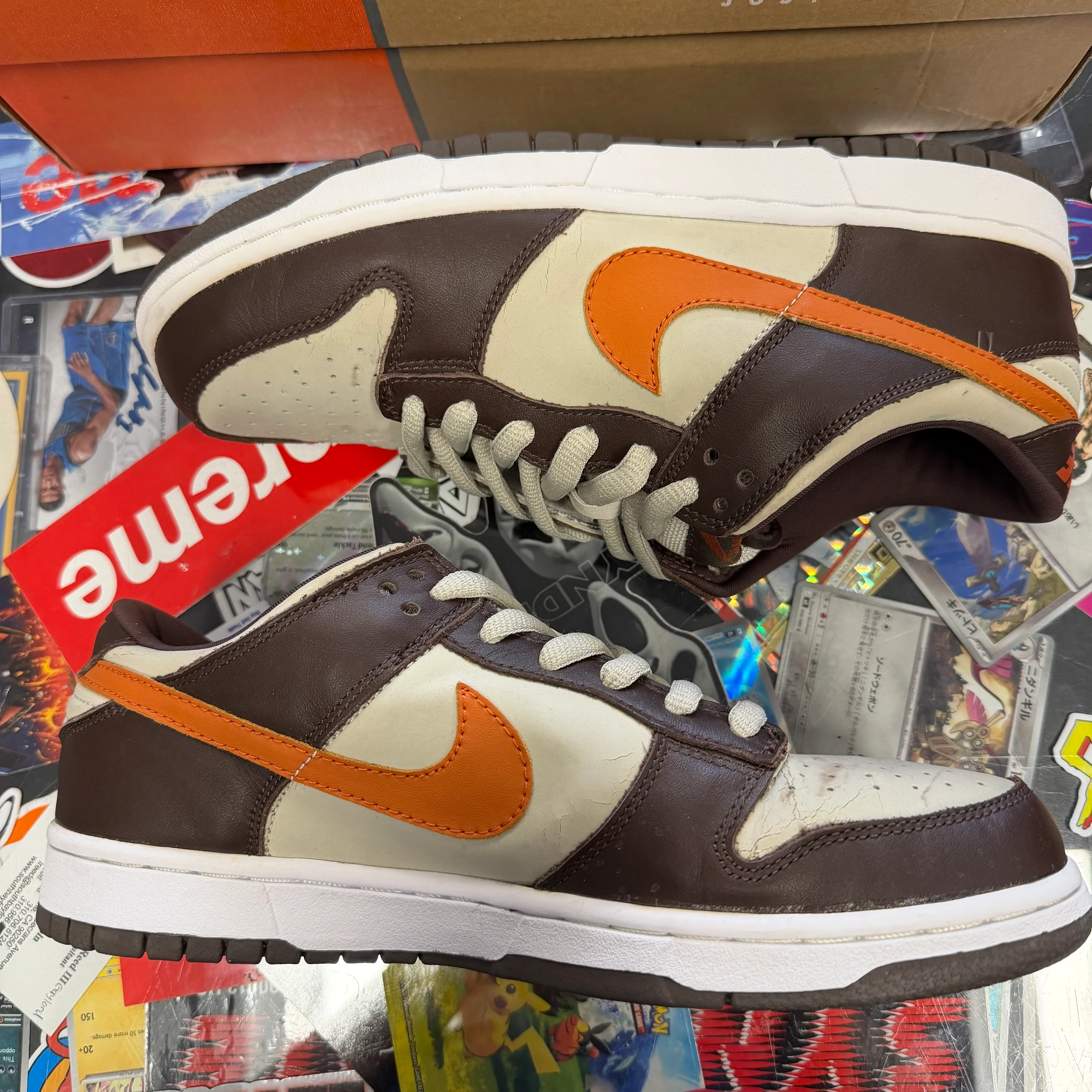 Nike Dunk Low Light Stone Mesa Orange - Image 5