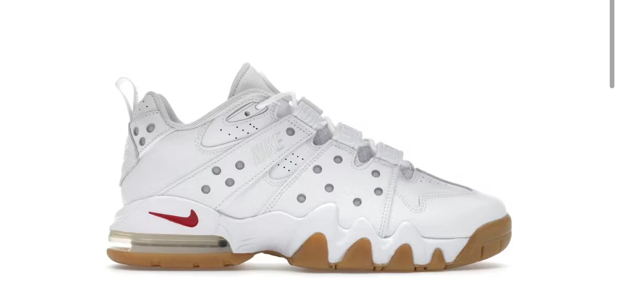 Nike SB Air Max 2 CB '94 Low Supreme Metallic White Gum