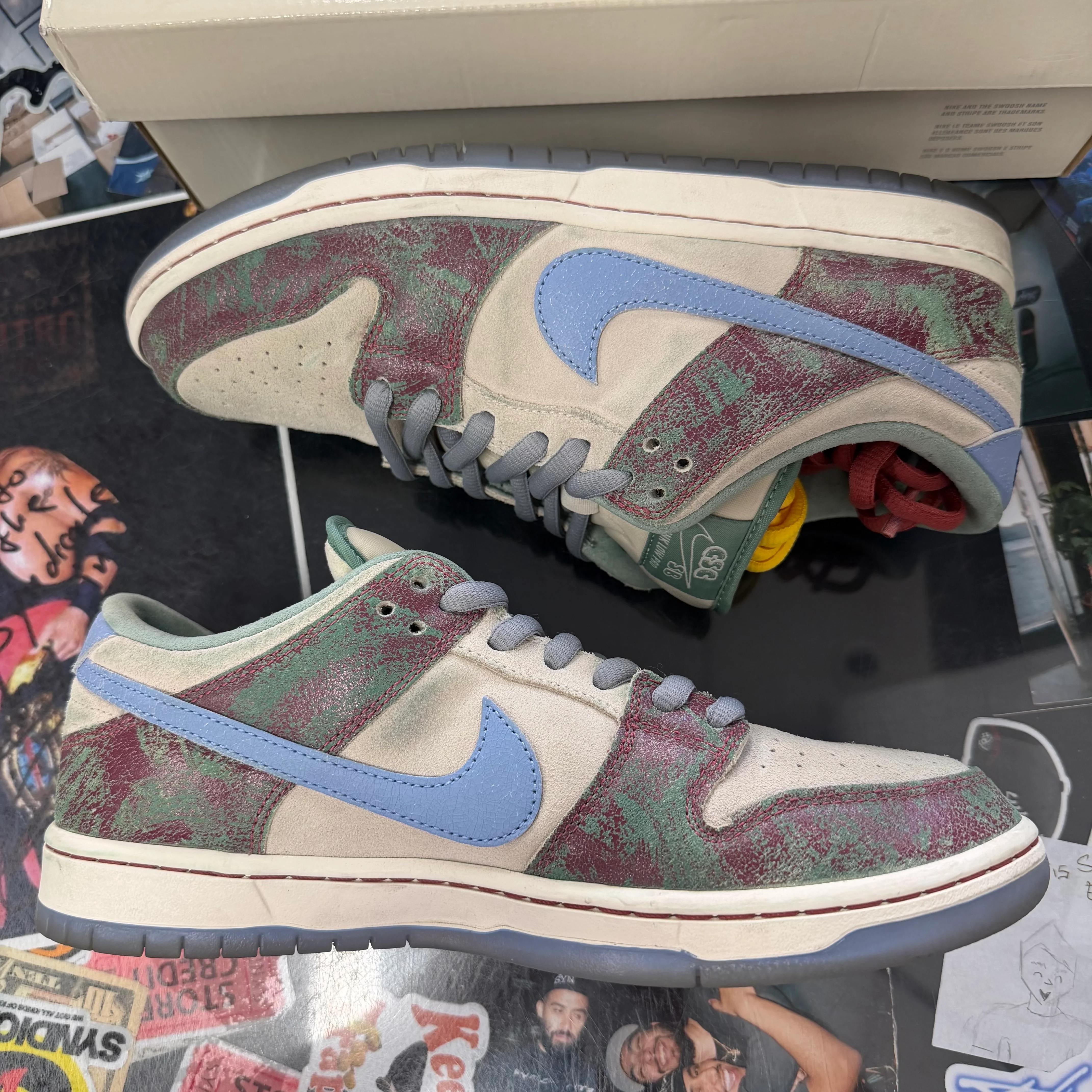 Nike SB Dunk Low Crenshaw Skate Club U9.5 - Image 4