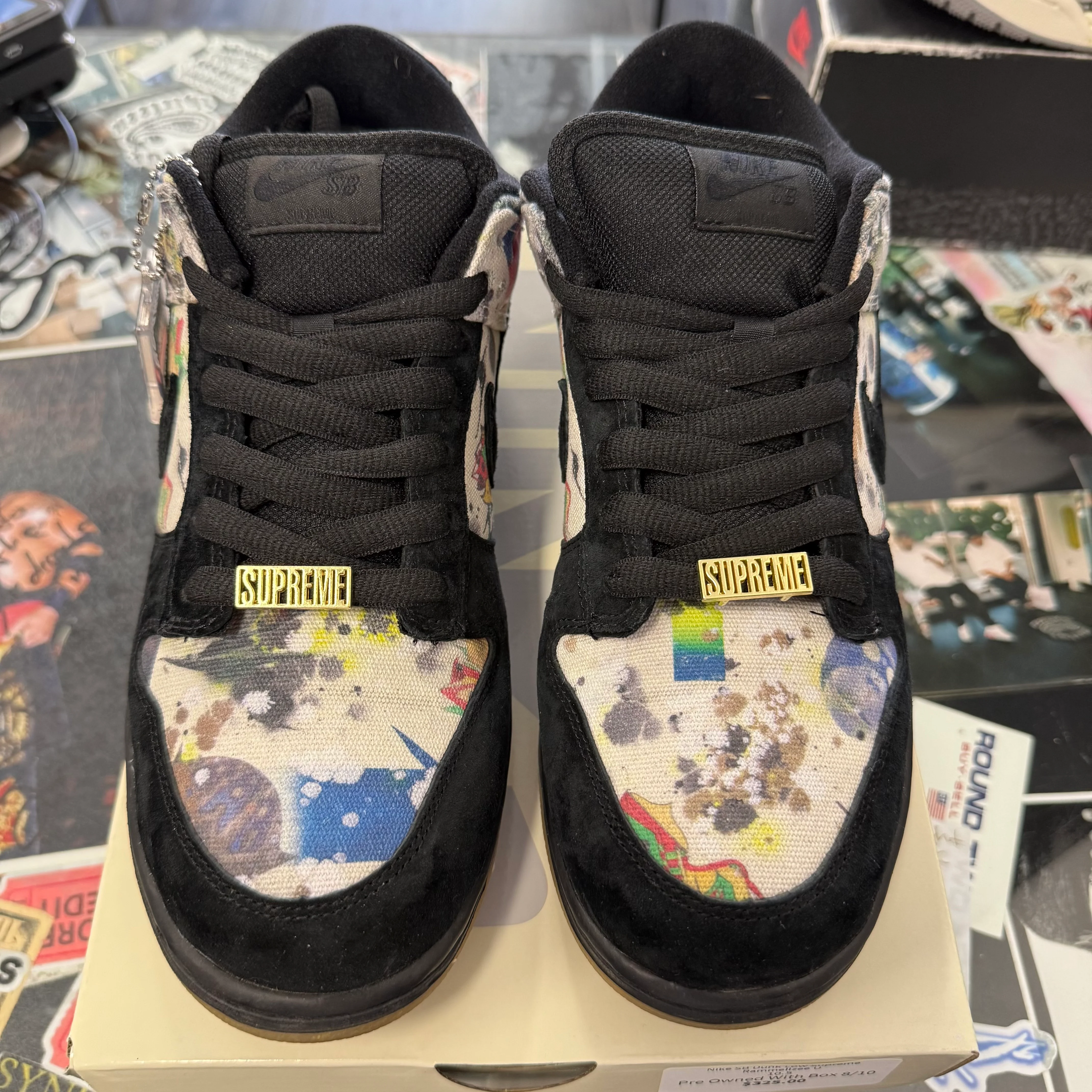 Nike SB Dunk Low Supreme Rammellzee U - Image 2