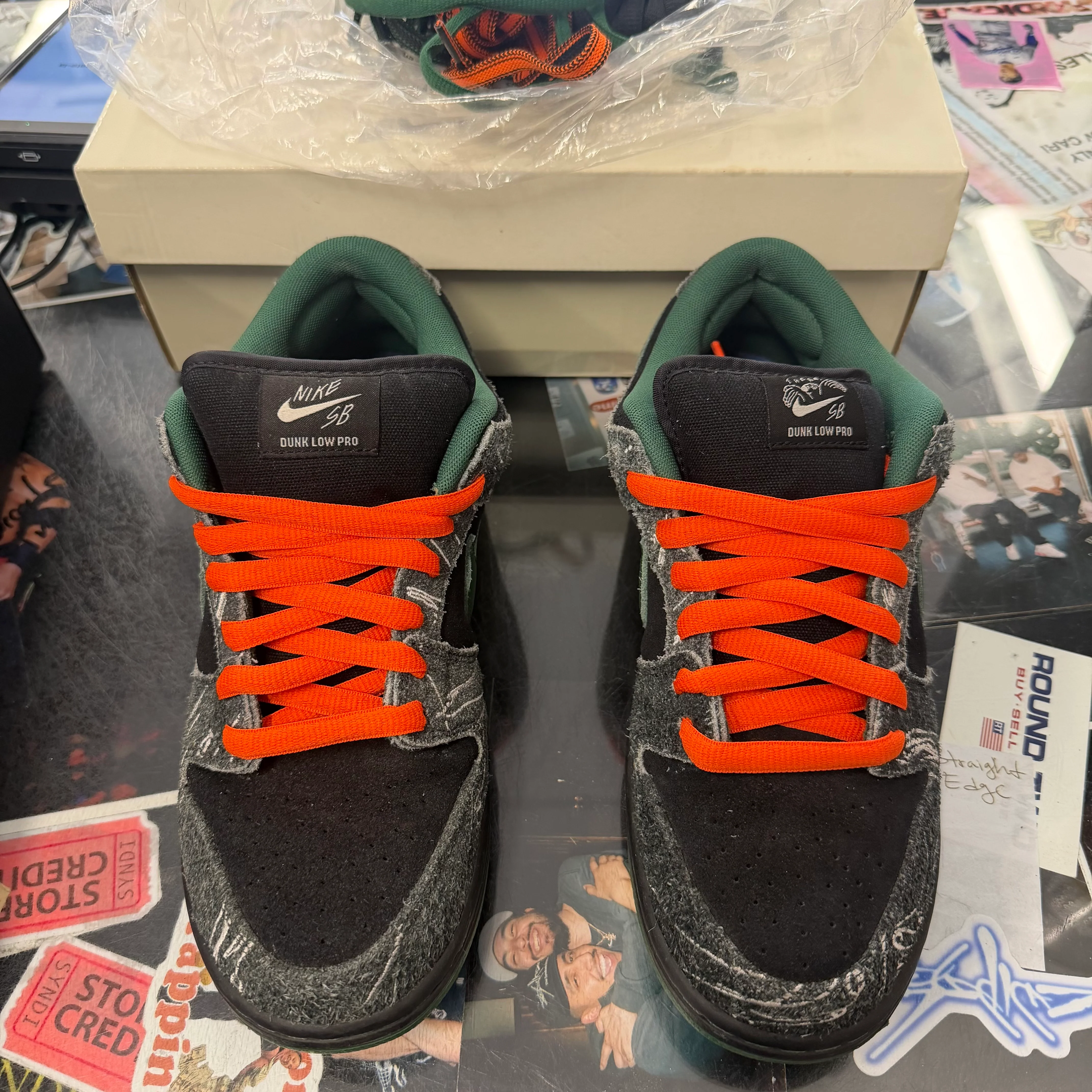 Nike Sb Dunk Low There Skateboards U8.5 - Image 2