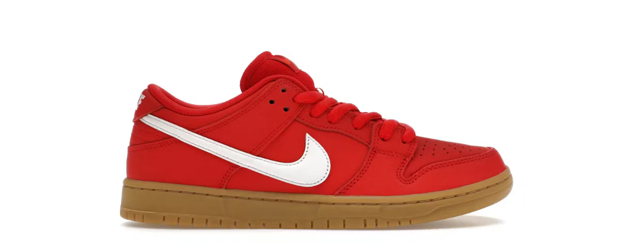 Nike SB Dunk Low University Red Gum