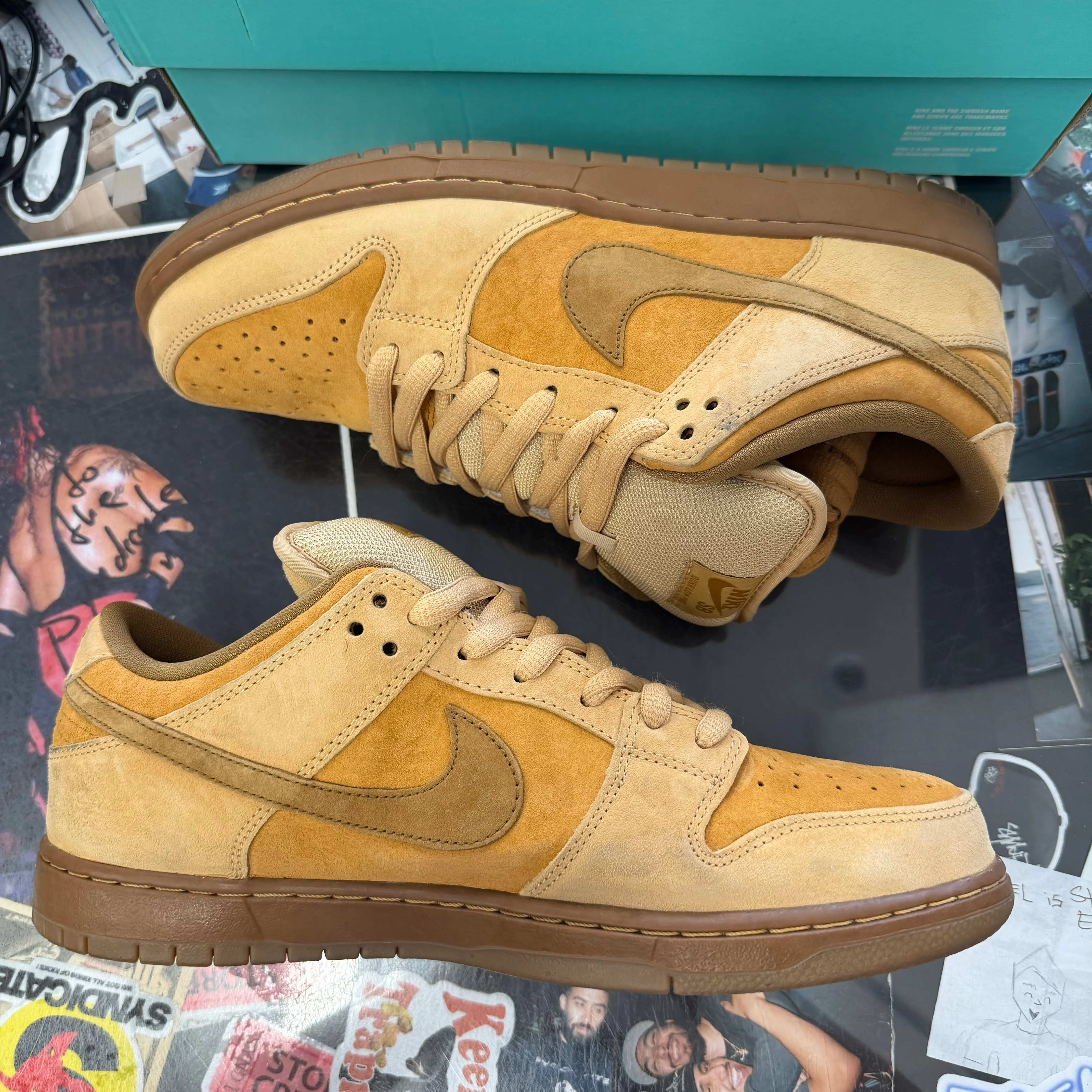 Nike SB Dunk Low Wheat 2017 U - Image 4