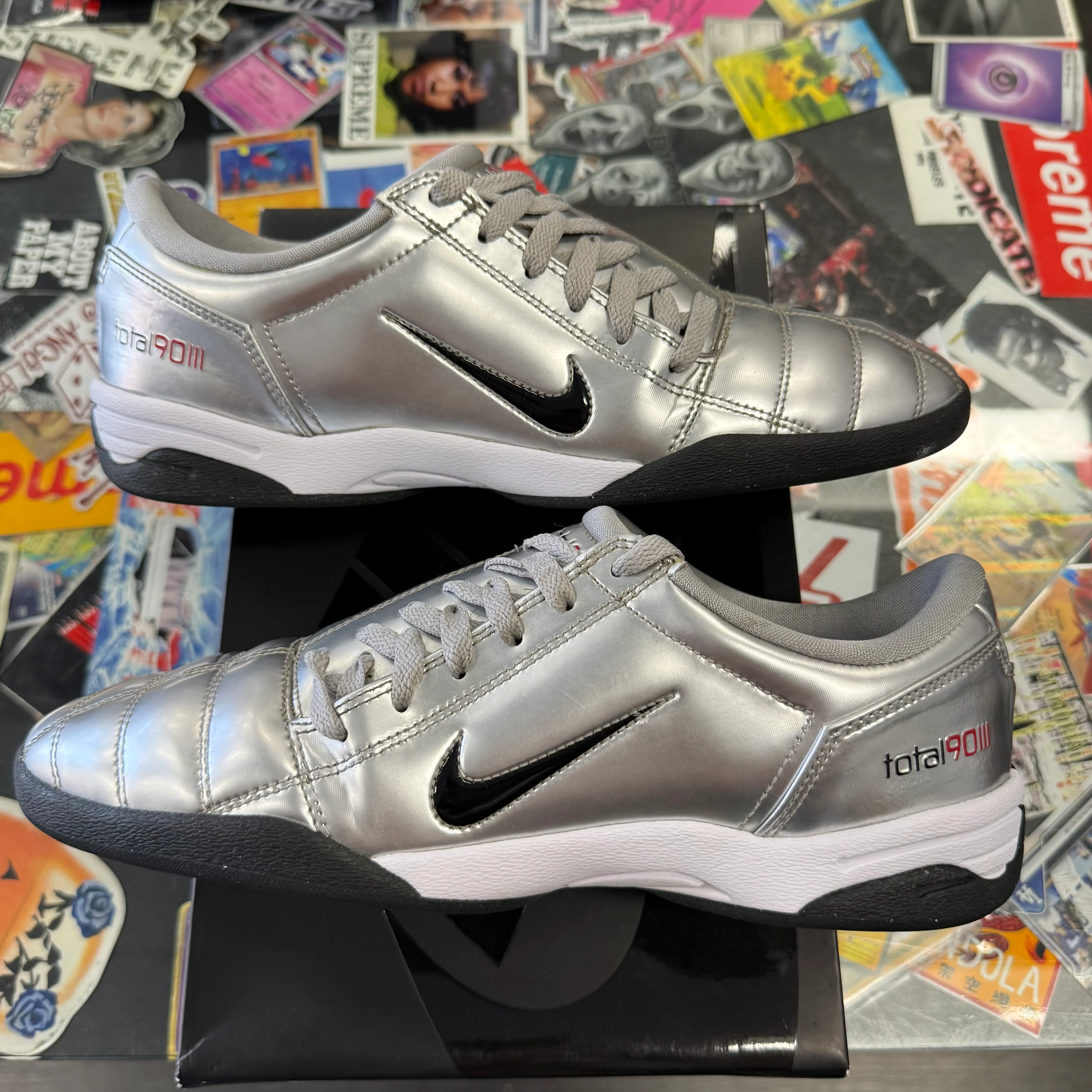 Nike Total 90 3 SP Metallic Silver Black U - Image 4