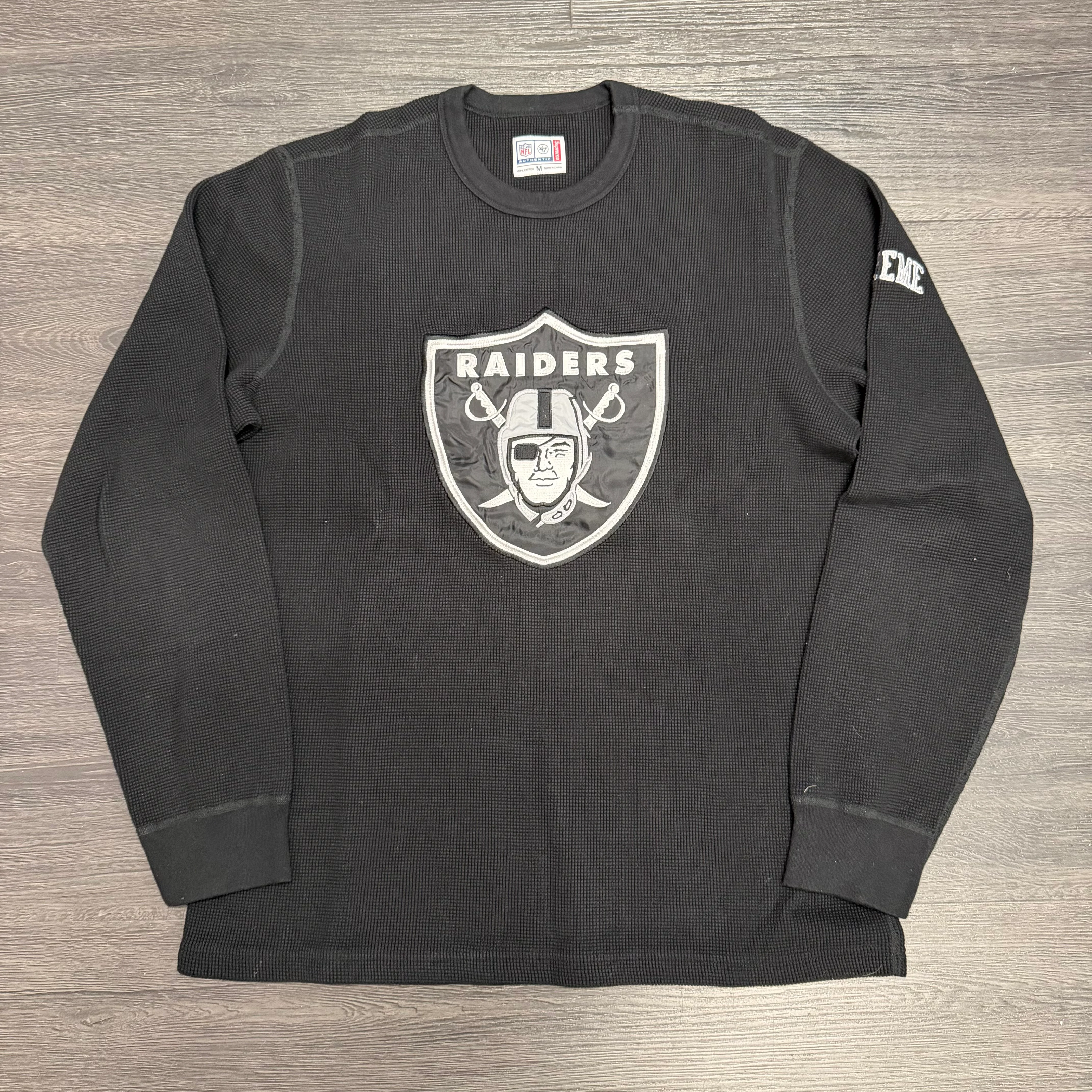 Supreme NFL x Raiders x '47 Thermal Black