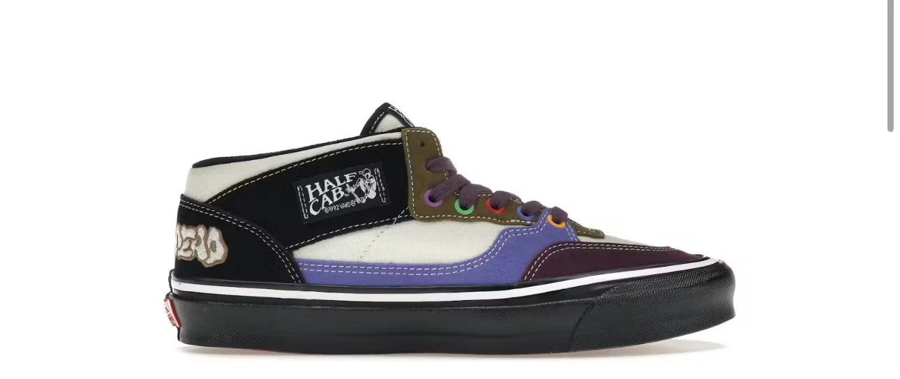 Vans OG Half Cab LX Brain Dead Multi Color