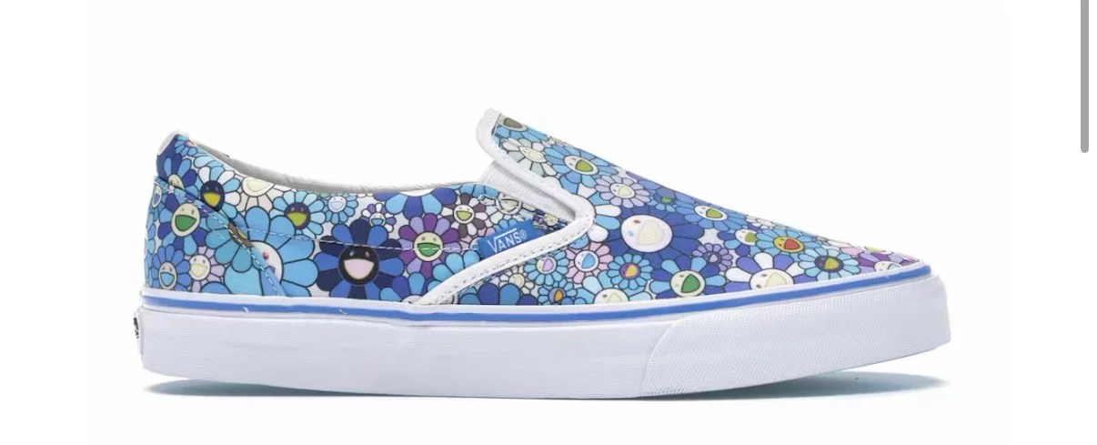 Vans Slip On LX Murakami Blue Flower
